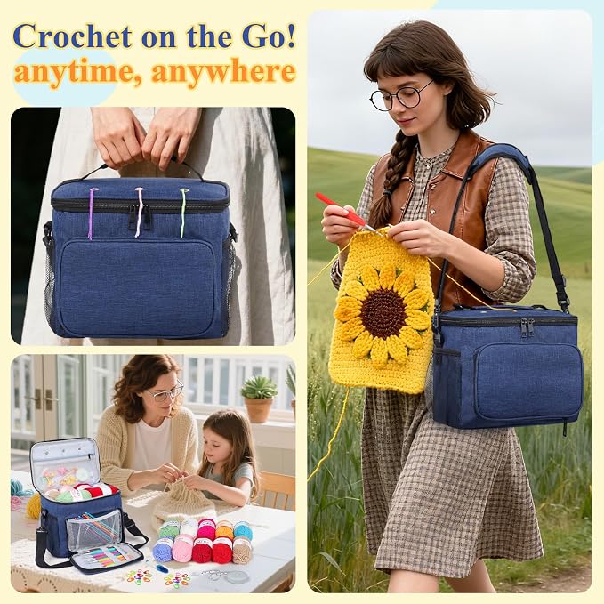 Aeelike Complete Beginner Kit 87PCS, Crochet Kit - Image 7