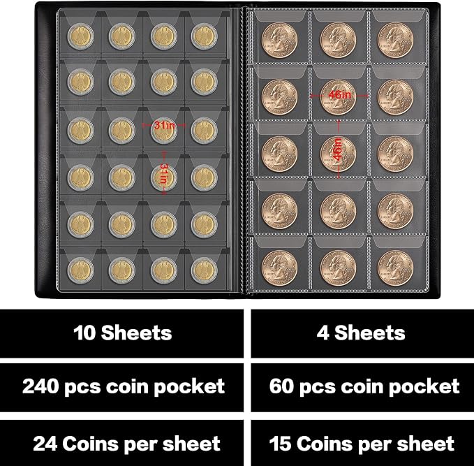 Coin Collection Book Holder Album - Image 4