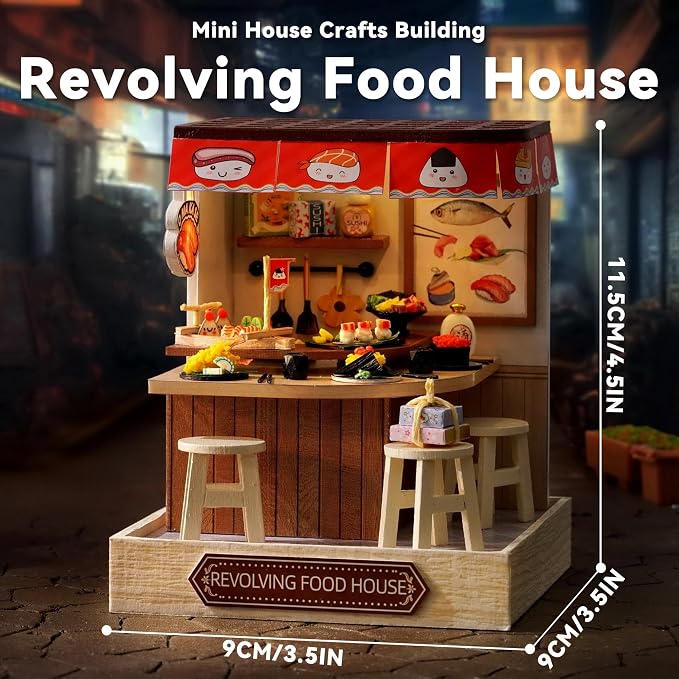 Flever Dollhouse Miniature DIY House Kit Creative Room - Image 2