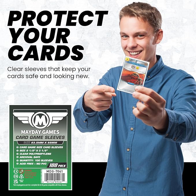 Mayday Games Dead of Winter Game Accessory- Standard Card Sleeve Bundle - Image 2