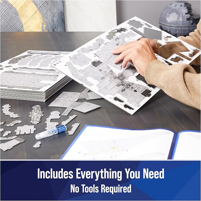 4D Build, Star Wars Deluxe Imperial Star Destroyer 3D Model Kit, Star Wars - Image 3