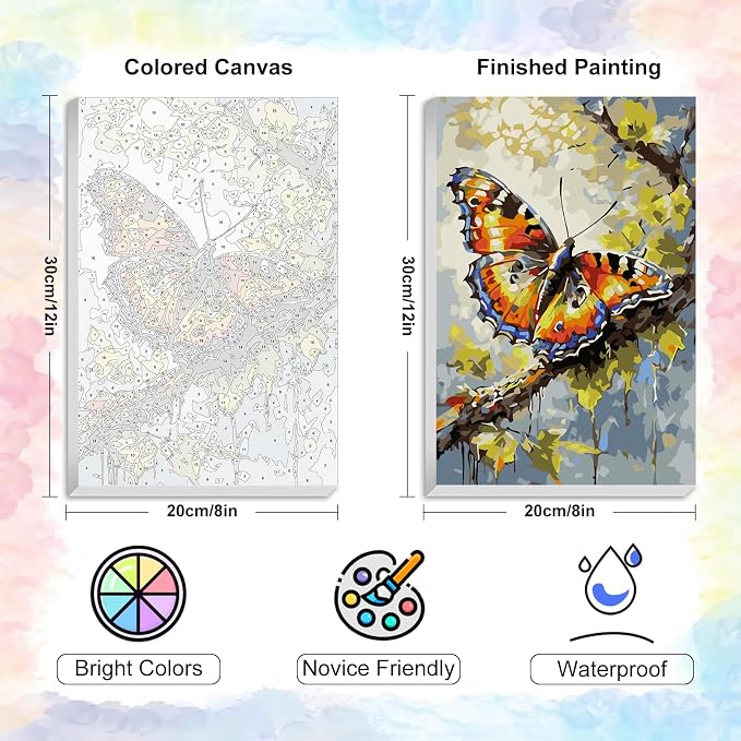 Yezavesu Framed Paint by Numbers Kit - Image 3