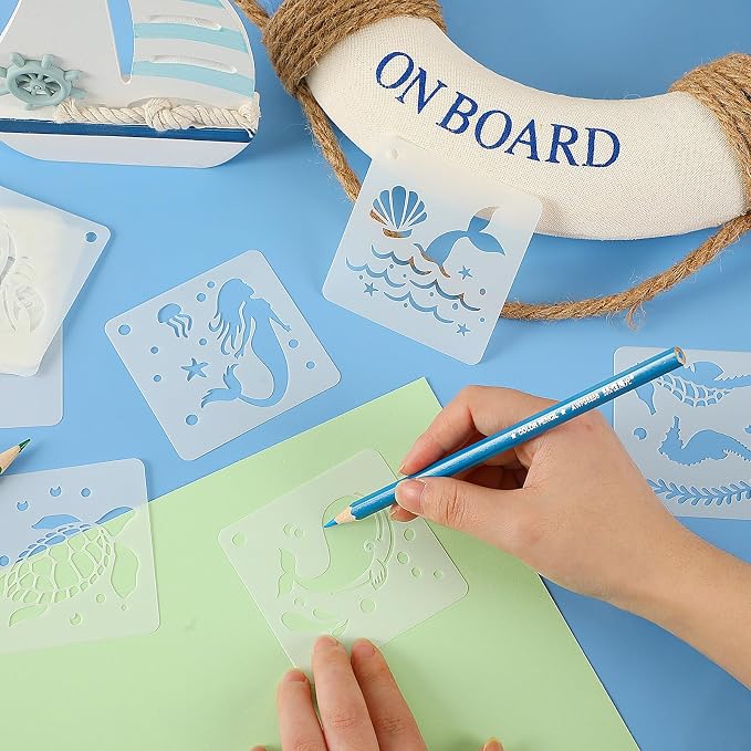 JULMELON Sea Life Stencils - Image 4