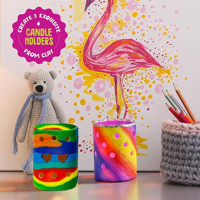Light-up Clay Lanterns Making Kit Activity - Image 6