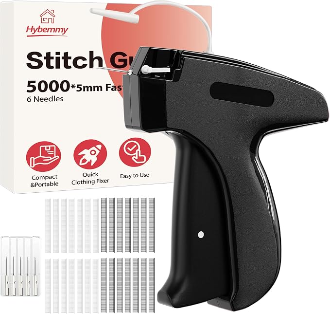 Stitch Gun for Clothes, Portable Handheld Tagging Gun for Clothing, Stitch by Hybemmy