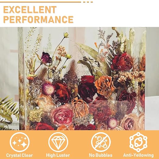 Puduo Epoxy Resin Kit 36OZ，Newly Formulated Crystal Clear Epoxy Resin，Strong - Image 4