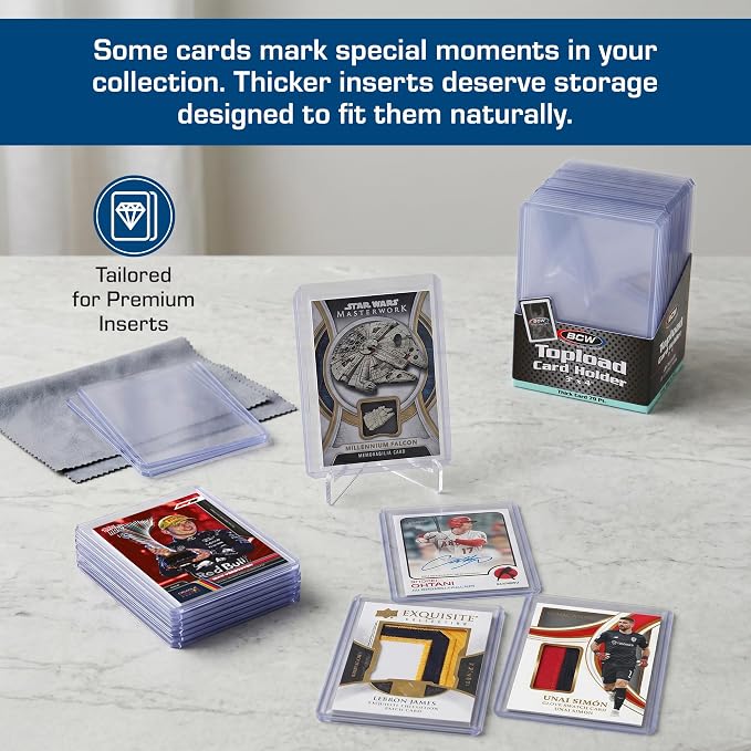BCW Thick 79PT Card Top Load Holder, 3 x 4 - Image 2