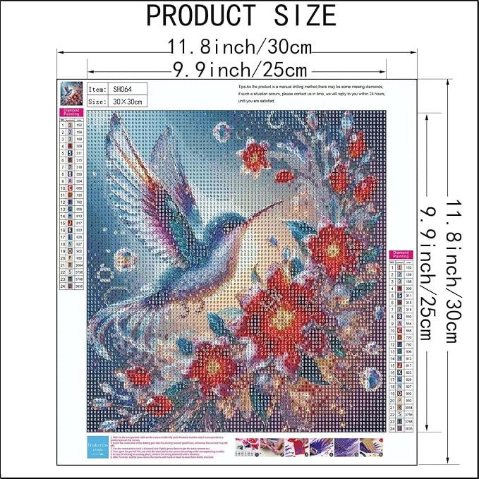 SHICERNHJ Hummingbird Diamond Art Kits - Image 4