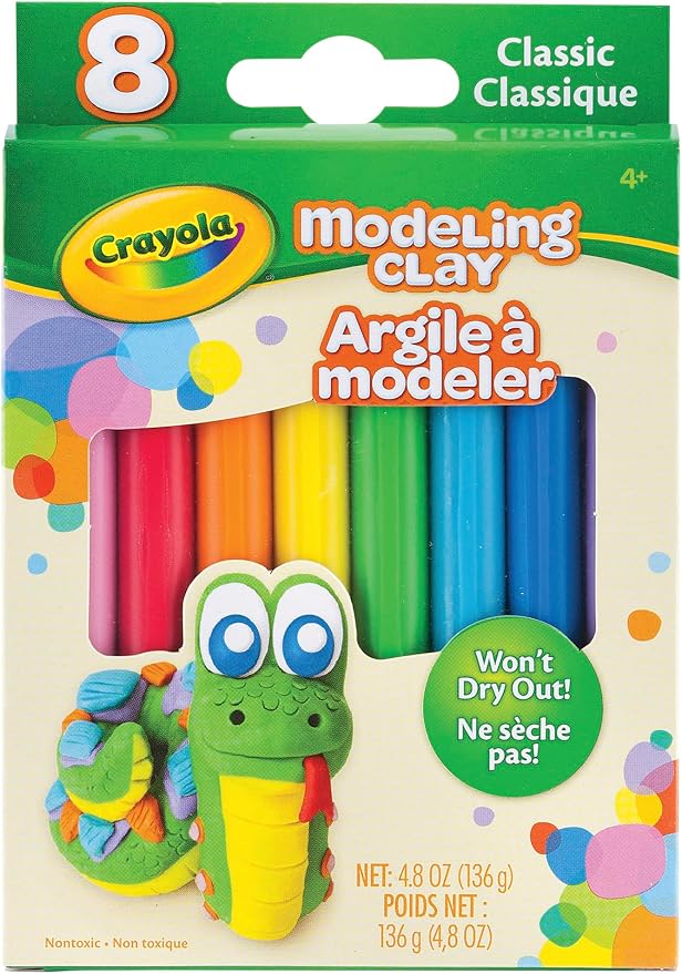 Crayola Modeling Clay, 3/5 Ounce Packs by Crayola