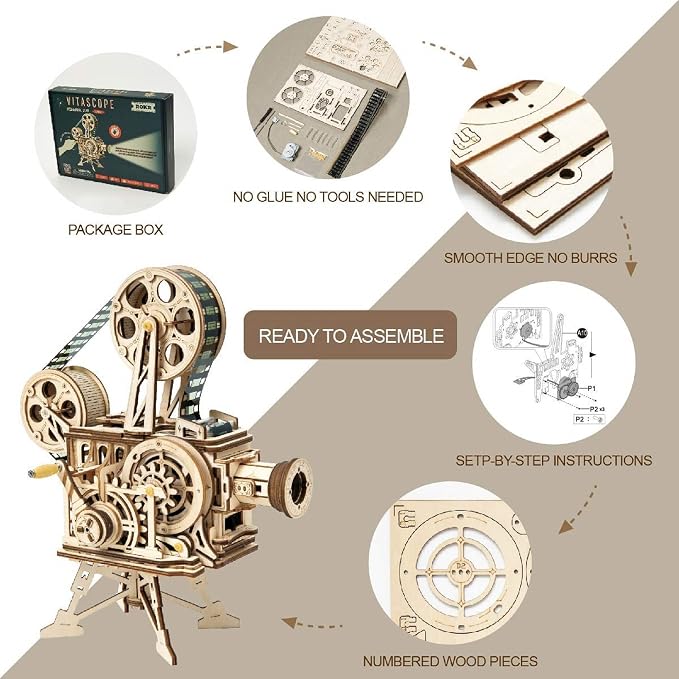 ROKR 3D Wooden Puzzles Vitascope - Image 8