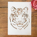 TIAMECH A4 Reusable Tiger Head Stencil by TIAMECH