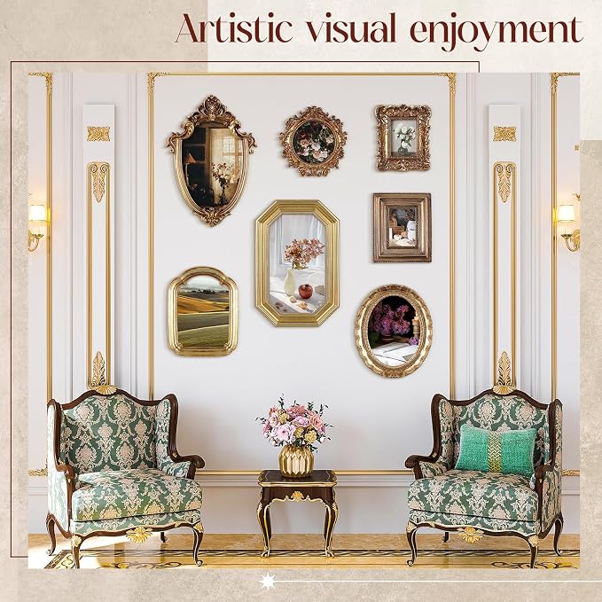 Wonderjune 7 Pcs Vintage Picture Frames Set - Image 5