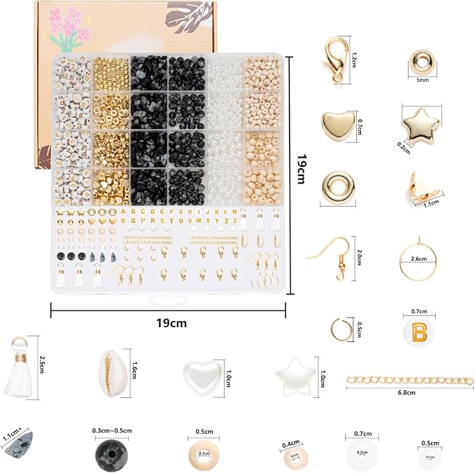Xylise Jewelry Making Supplies Kit Natural Stone Beads - Image 3