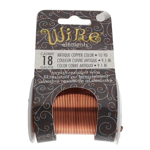 The Beadsmith Wire Elements 18-Gauge Lacquered Tarnish-Resistant Copper Wire - Image 7