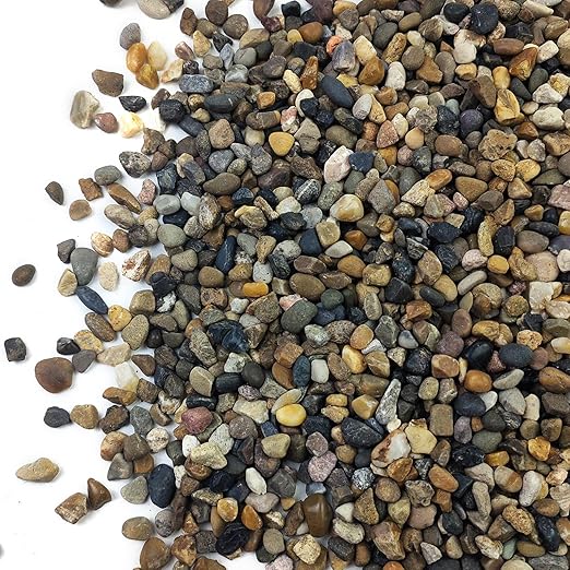 10LB Aquarium Gravel, 1/4" Pea Gravel by SHIZWU