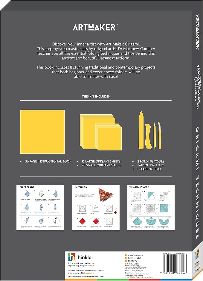 Hinkler Art Maker Masterclass Collection: Origami Techniques Kit - Image 8