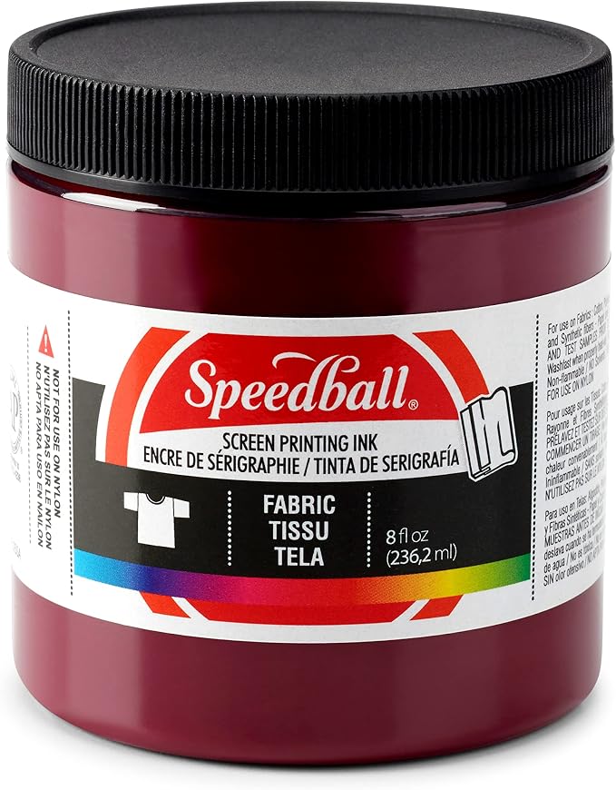Speedball 004684 Fabric Screen Printing Ink, 8 fl. oz. by SpeedballArt