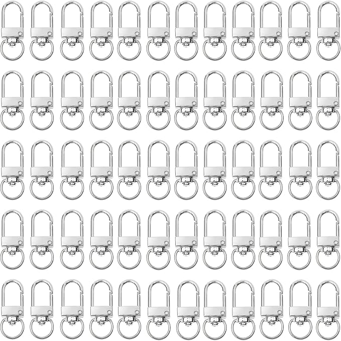 Keychain Clasp Keychain Clip Accessories Bulk 60pcs Colorful Lobster Claw Clasps by Cmidy