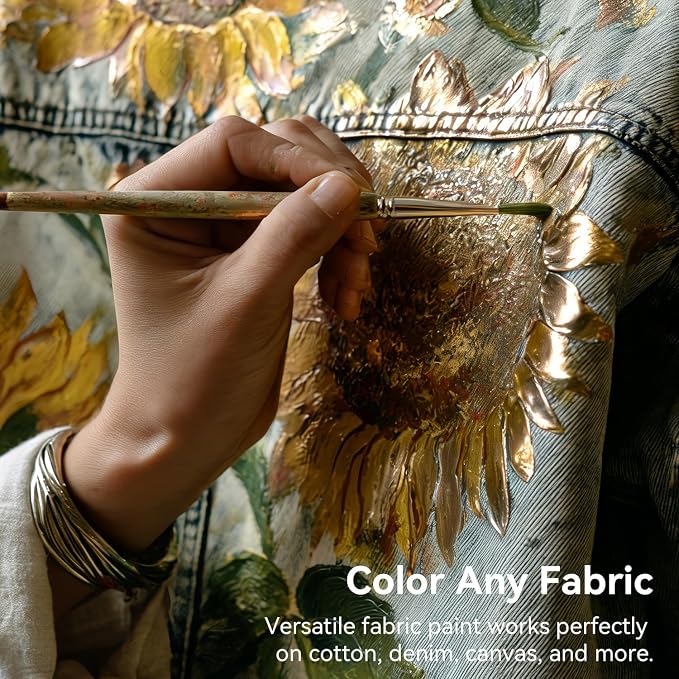 AUREUO Iridescent Fabric Paint Set - Image 3