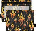 Yellow Orange Fire Flames Pencil Pouch by BOENLE-WELCOMEYOURCOMING