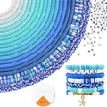 ADIIL 7200pcs Clay Beads Bracelet Making Kit, 6mm Polymer Heishi Beads by ADIIL