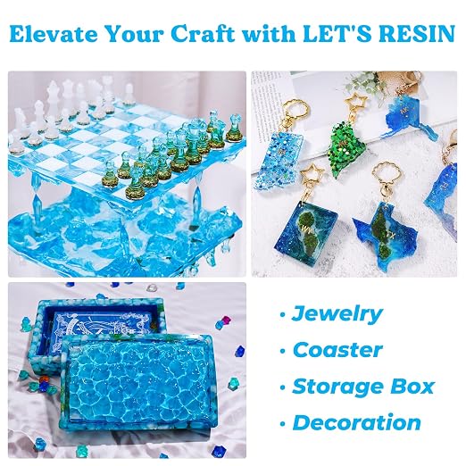 LET'S RESIN Epoxy Resin Kit, 1 Gallon Bubble Free & Crystal Clear Epoxy Resin - Image 7
