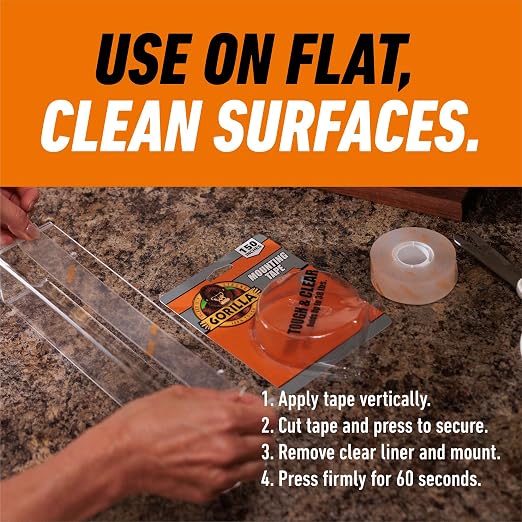 Gorilla Tough & Clear Double Sided Mounting Tape - Image 4