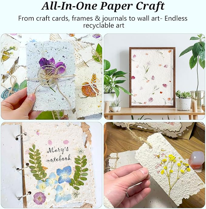 Aboofx Paper Making Kit, A5 & A6 Size Paper Making Screen Frame Kit, Wooden - Image 2