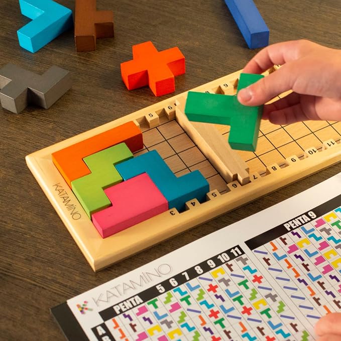 Katamino | The Original Wooden Pattern Building Puzzle Game - Image 6