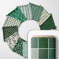 Cotton Satin Patchwork Fabric Panel – 35 Designs, 20×20 cm Squares, Single by FabricsTown