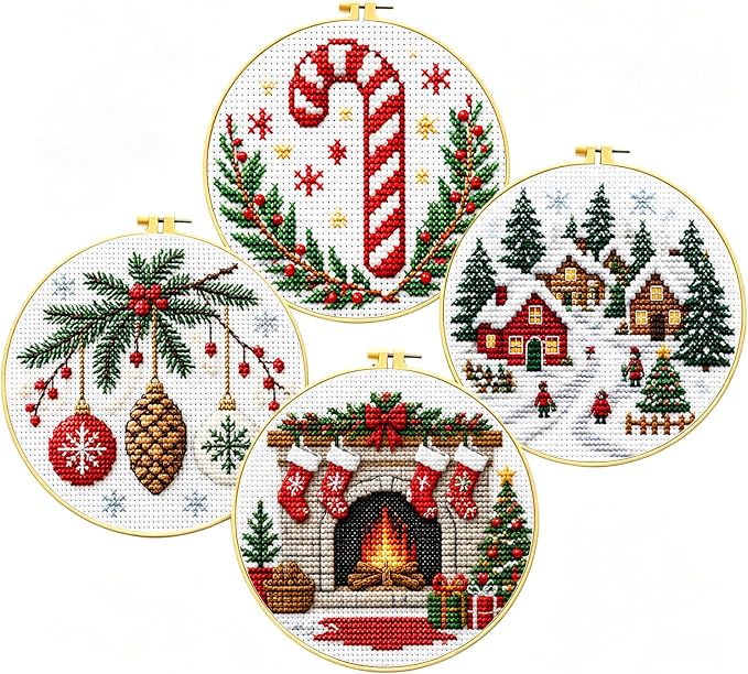 Zhenqing 11CT Stamped Cross Stitch Kit by ZhenqingHomeFlagship