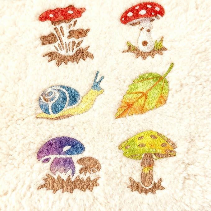 TIAMECH A4 Reusable Snail Mushroom Stencil - Image 2
