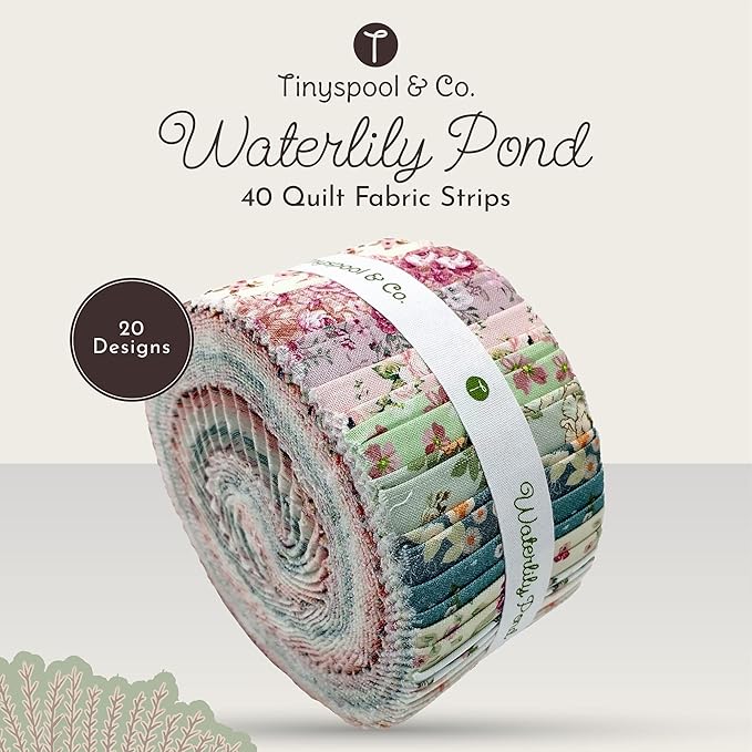 Tinyspool & Co.'s Twirlie Roll 40 Precut Quilting Fabric Strips - Image 2