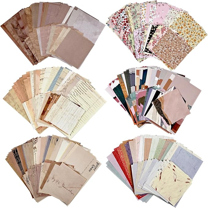 Vintage Scrapbook Background Paper by Diuhofart