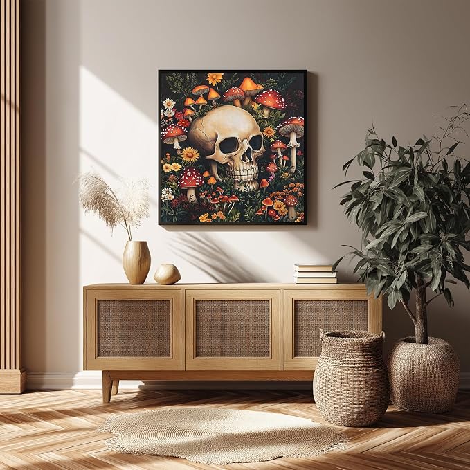 Paint by Numbers for Adult, Skull Paint by Numbers Kit for Adults Beginners - Image 7