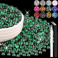 1500PCS 6mm Resin Rhinestones Bulk by BELLEBOOST