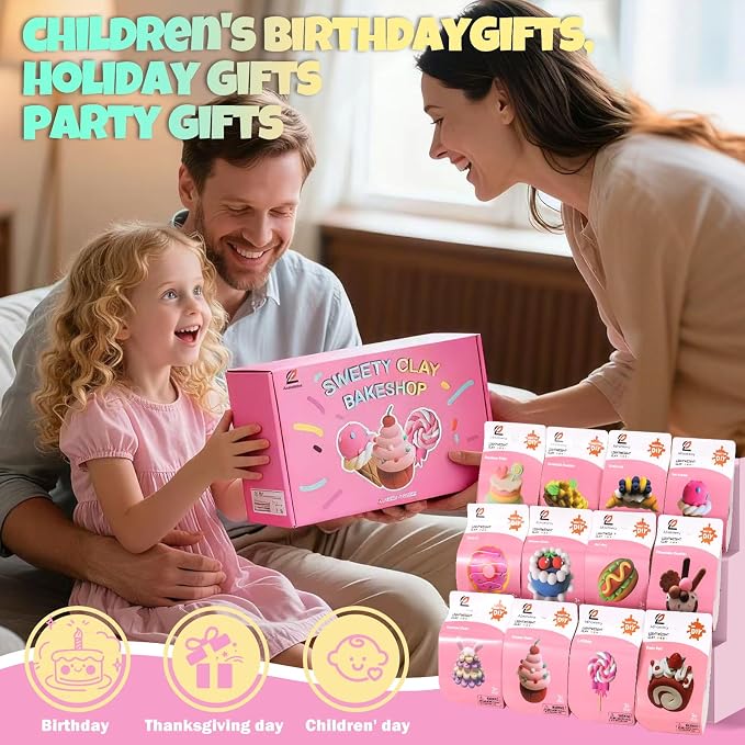 Air Dry Clay Kit for Kids | 12 Pack - Image 8