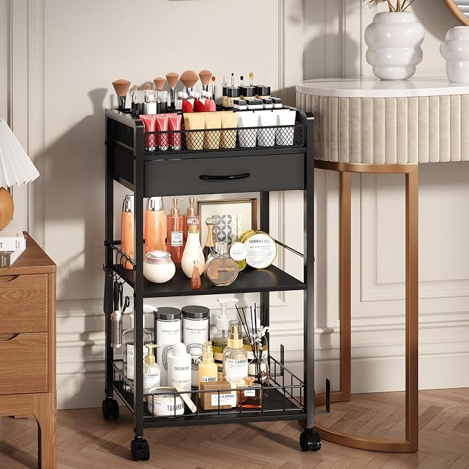 Homsorout 3 Tier Rolling Cart - Image 5