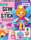 EZCRA Fairy Sewing Kit for Kids Ages 4-8 by EZCRA