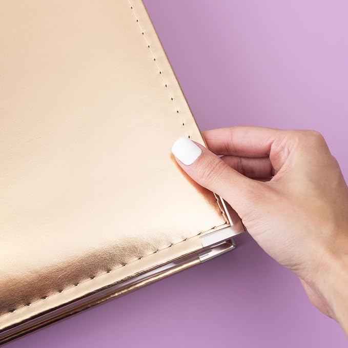 We R Memory Keepers 12x12 Gold Faux Leather Photo Album, Three Ring Binder - Image 7