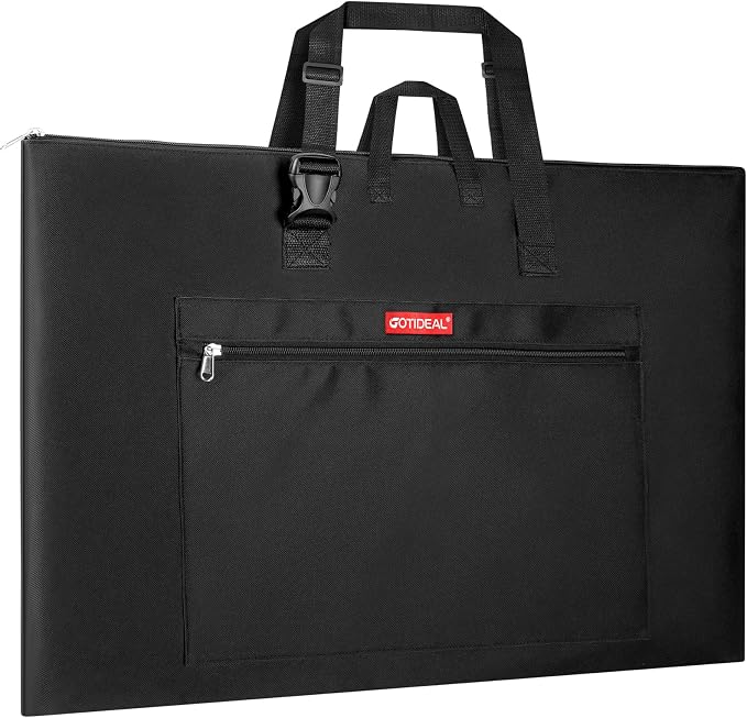GOTIDEAL Large Art Portfolio Bag, 36x48 Inches Waterproof Art Portfolio Case by GOTIDEAL