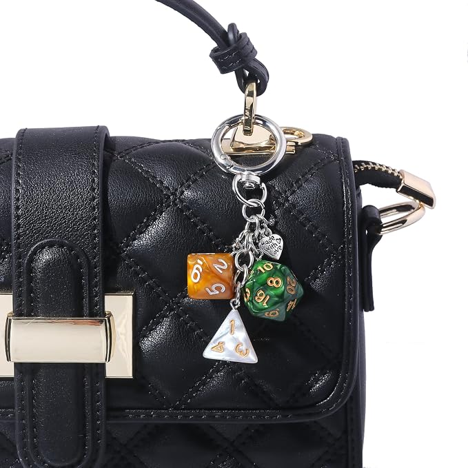Dice Bag Charms Keychain for Women Men - Image 3