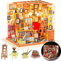 Rolife DIY Miniature House Kit Sam's Study, Tiny House Kit by Rolife