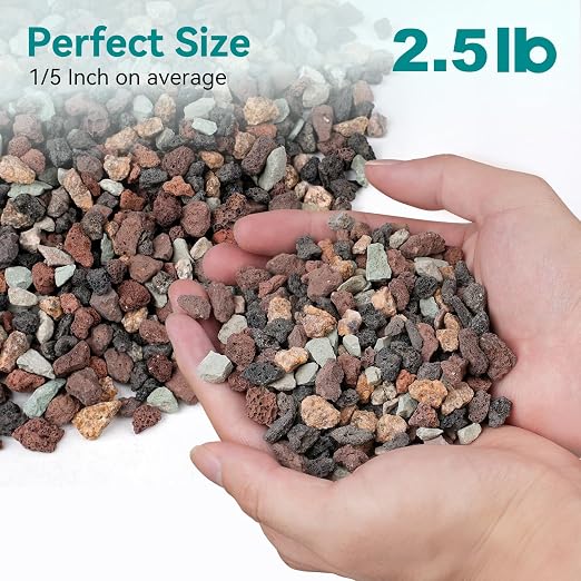 2.5lbs Mix Horticultural Lava Rock - Image 2