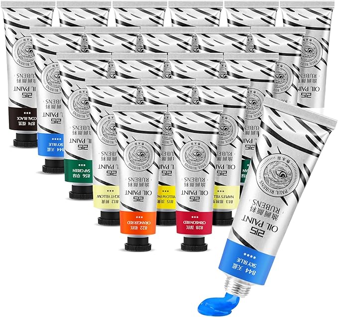 Paul Rubens Oil Paint, 20 Colors*50ml LargeTubes, Professional Oil Colors by PaulRubens