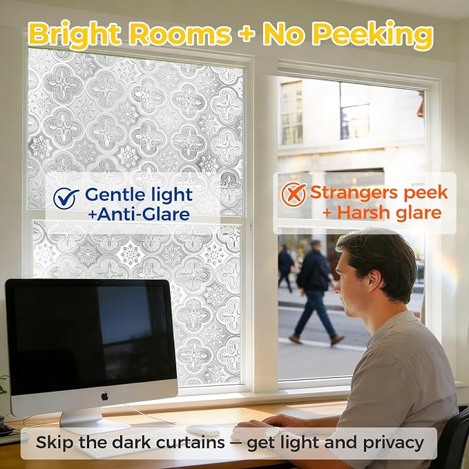 OHTMERU Window Privacy Film Decorative - Image 2