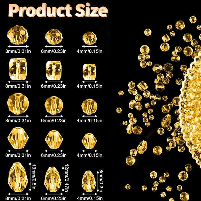 Crystal Beads, Rondelle Beads - Image 2