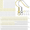 Hypoallergenic Earring Hooks 150 PCS/75 Pairs, Jump Rings, Fish Hooks by OfficeArtCraftsProducts