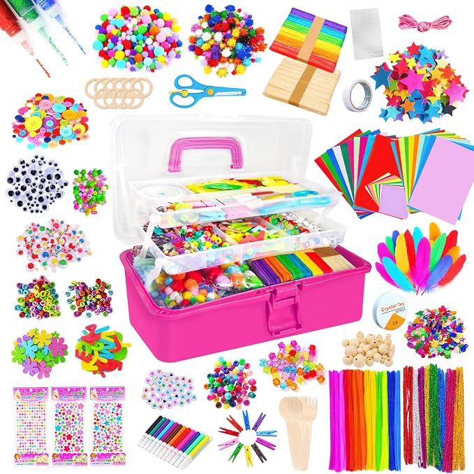 Itopstar 3000+ Kids Arts & Crafts Supplies by ArtandCraft