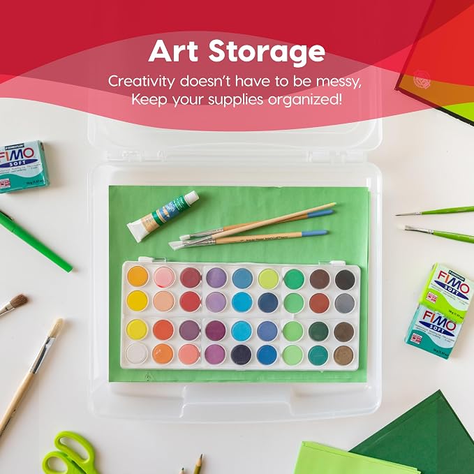 IRIS USA Board Game Storage Craft Organizer Box - Image 8